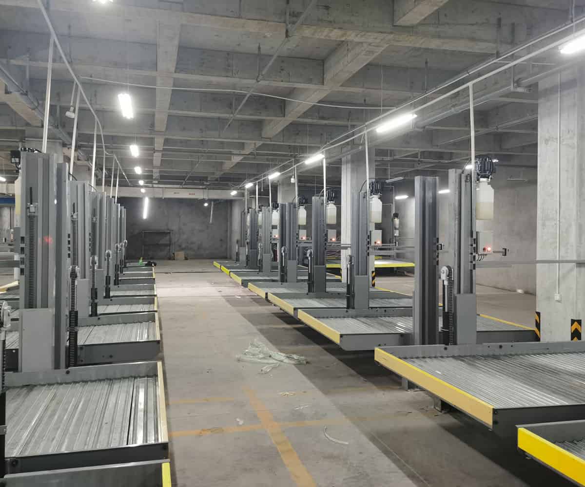 2層升降式機(jī)械式立體車庫價格